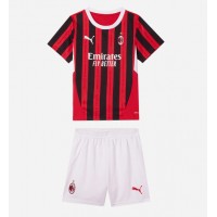 AC Milan Hjemmedraktsett Barn 2024-25 Kortermet (+ Korte bukser)